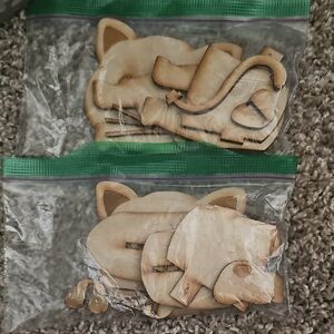 Wooden Cat Eyeglass Holder Kit